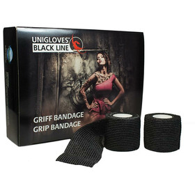 Unigloves Griptake Box Zwart 12 stuks. Maat: 5 cm x  4,5 meter Kleur: Zwart 12 stuks in een doos