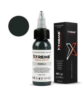 Xtreme Ink Godzilla - 30ML (REACH 2023) Dankzij de uitgebreide ervaring in het ontwerp en de productie van tatoeagepigmenten, maakt Xtreme inkten van superieure kwaliteit die veiliger zijn voor de gebruiker en het milieu van klanten.