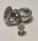 Titanium Tunnel Screw-fit Silver SAW BLADE  ( G23 Titanium )