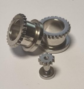 Titanium Tunnel Screw-fitm Silver SAW BLADE ( G23 Titanium )