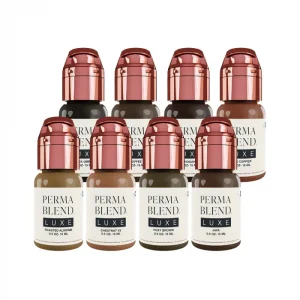 Brow Chicka Wow Wow Set Perma Blend Luxe 8 x 15 ml De Brow Chicka Wow Wow wenkbrauw set is een set met wenkbrauw pigmenten van Perma Blend.