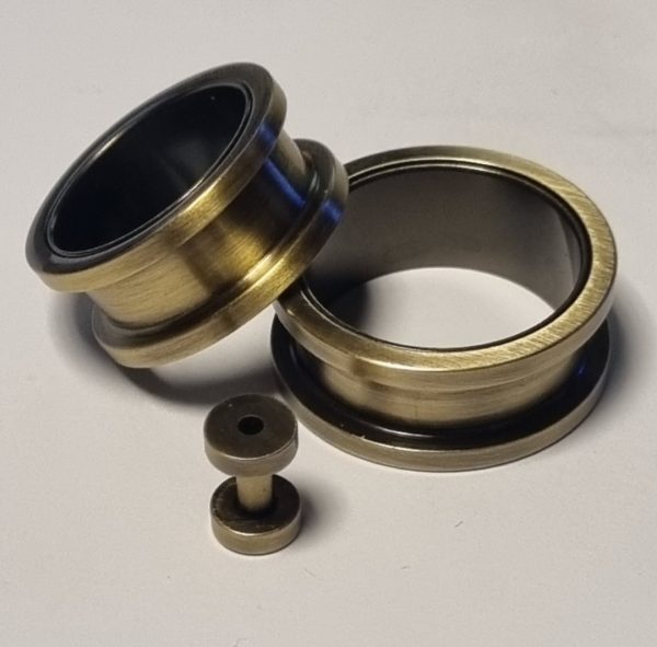 Titanium Tunnel Solid Brass ( G23 Titanium )