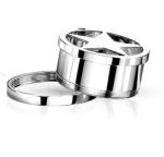 Screw Fit Tunnel Titanium Tunnel Screw-fit Silver Star ( G23 Titanium )