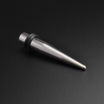 Stretch taper STAR van Chirurgisch Staal  polished   ( 3,0mm - 8mm )  48 mm lang