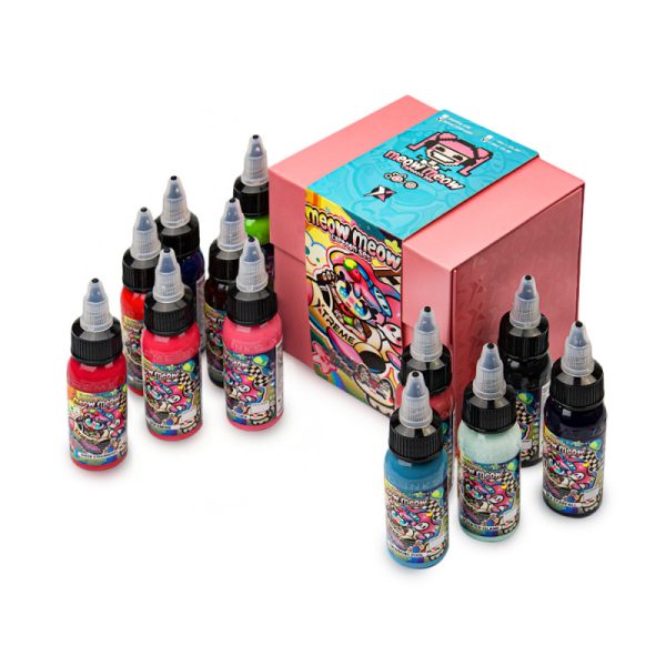 XTreme Ink MEOW MEOW Cartoon Set 12x30ml (Reach-conform)
