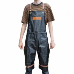 UNISTAR Artiesten Tattoo schort van zwart leder 1 stuks