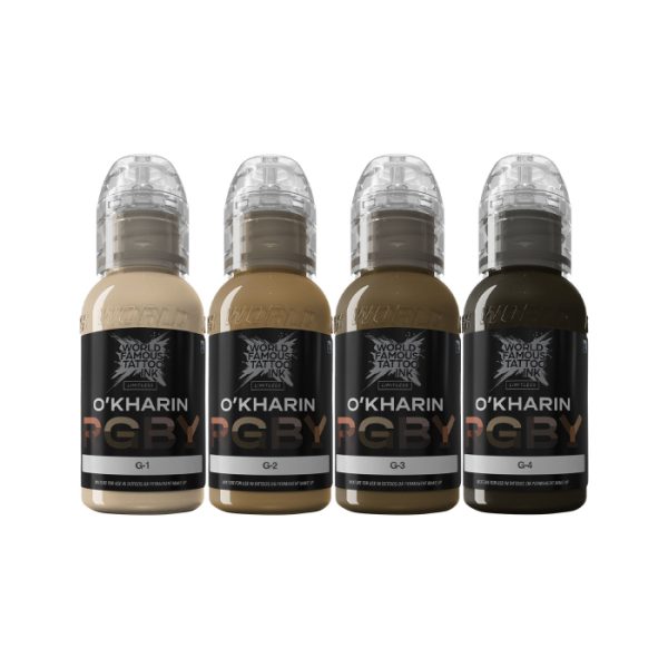 Sasha O'Kharin RGBY Green Set - 4x 30 ml             G-set